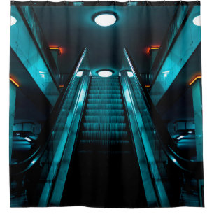 EMPTY ESCALATOR DUSCHVORHANG