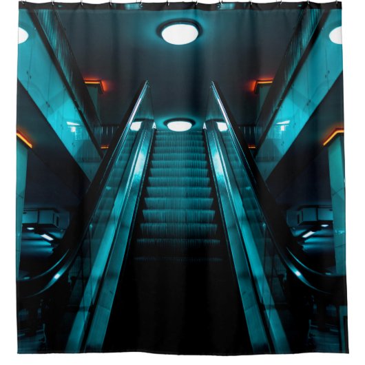 EMPTY ESCALATOR DUSCHVORHANG (Vorderseite)