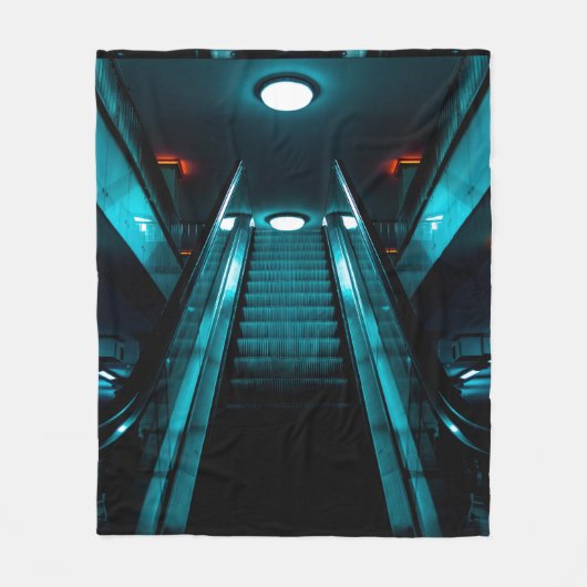 EMPTY ESCALATOR FLEECEDECKE (Vorderseite)
