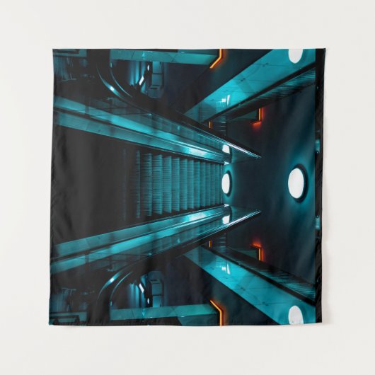 EMPTY ESCALATOR WANDTEPPICH (Vorderseite (Horizontal))