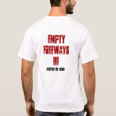 Empty Freeways III T-Shirt (Rückseite)