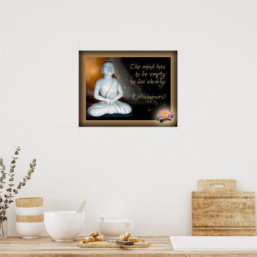 Empty Mind Poster (Küche)