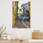 Empty Narrow Street, Frankreich Poster (Küche)
