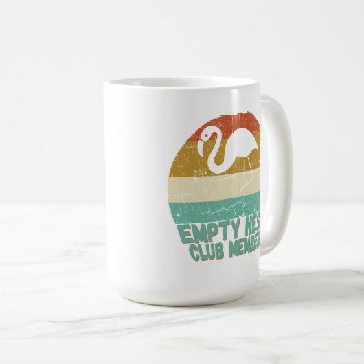 Empty Nest Club - Stolzes neues Mitglied Kaffeetasse (VorderseiteRechts)