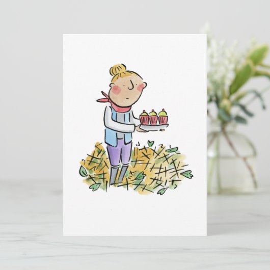 Empty Nest Einladung (Stehend Vorderseite)