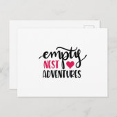 Empty Nest Liebe Abenteuer Postkarte (Vorne/Hinten)