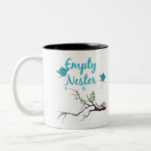 Empty Nester Zweifarbige Tasse (Links)