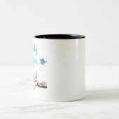 Empty Nester Zweifarbige Tasse (Mittel)