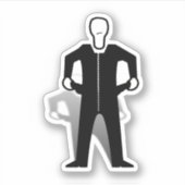 Empty Pockets Aufkleber (Vorderseite)