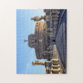Empty Ponte Sant'Angelo im Morgengrauen - Rom, Ita Puzzle (Vertikal)