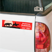 Empty Saddle Cowboy Remembrance Autoaufkleber (Auf Lkw)