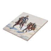 Empty Saddle Western Art von Frederic Remington Fliese (Seite)