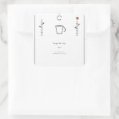 Empty the Cup Zen Aufkleber (Tasche)