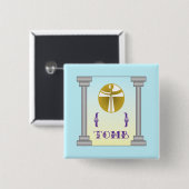 Empty Tomb Button (Vorne & Hinten)