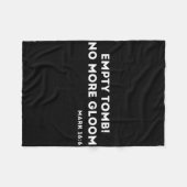Empty Tomb Jesus Ostern Christlich Fleecedecke (Vorderseite (Horizontal))