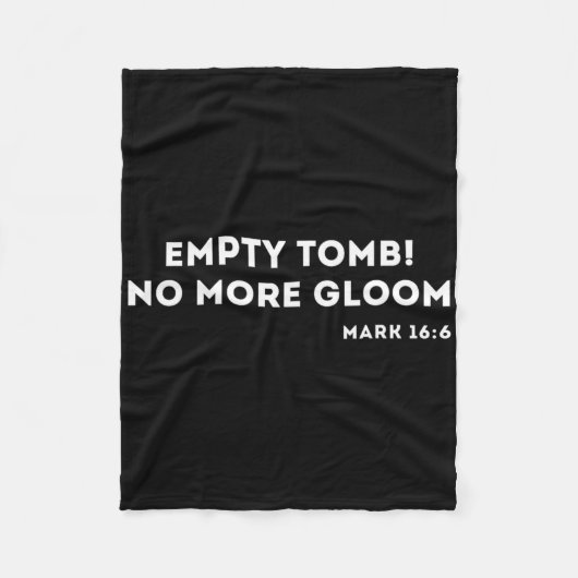 Empty Tomb Jesus Ostern Christlich Fleecedecke (Vorderseite)