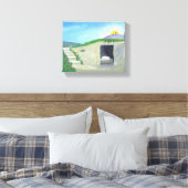 Empty Tomb Leinwand (Insitu (Schlafzimmer))