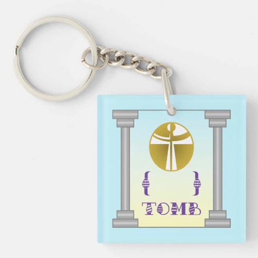 Empty Tomb Schlüsselanhänger (Vorderseite)