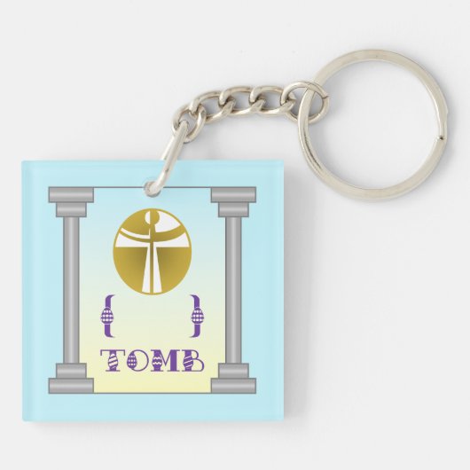Empty Tomb Schlüsselanhänger (Rückseite)
