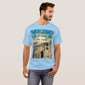 Empty Tomb with "He is Risen" Scripture T-Shirt (Vorne ganz)