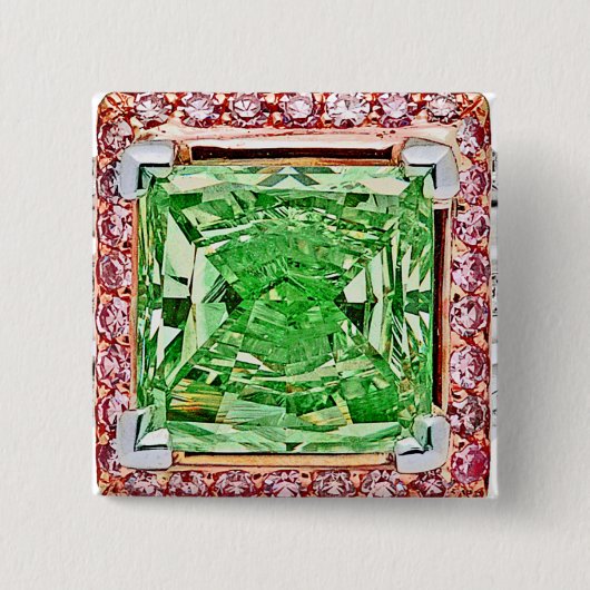 Emrald Bizzle Knopf Button (Vorderseite)