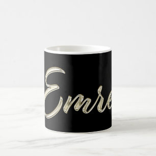 Emre Name whitegold Tasse Teetasse Kaffeetasse