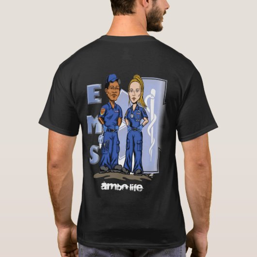 EMS Ambo Crew T-Shirt (Rückseite)