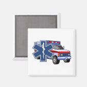 EMS Ambulance Magnet (Vorderseite/Rückseite)