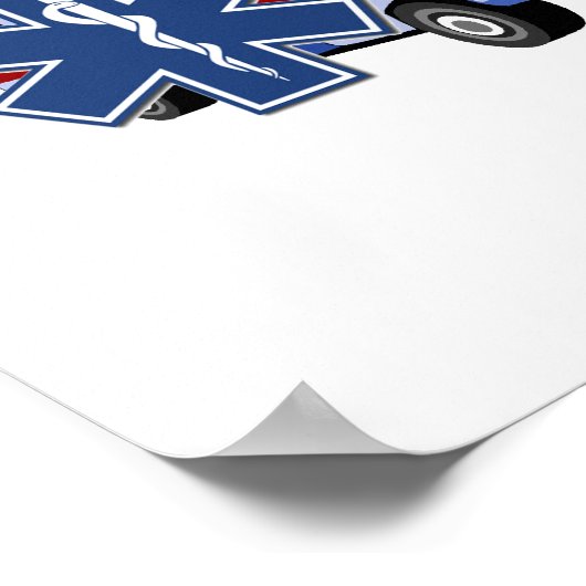 EMS Ambulance Poster (Ecke)