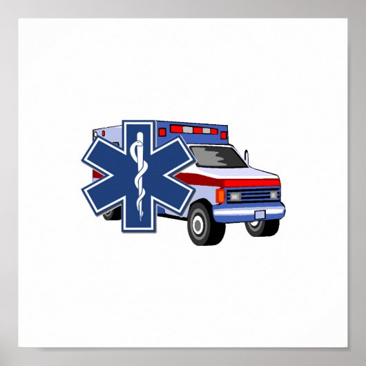 EMS Ambulance Poster (Vorne)