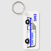 EMS Ambulanz mit biblischem Zitat Schlüsselanhänger (Vorderseite)