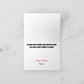 EMS Christmas Danke-Karte Karte (Innenseite)