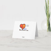 EMS Christmas Danke-Karte Karte (Rückseite)