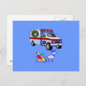 EMS Christmas Geschenke Feiertagspostkarte (Vorne/Hinten)