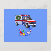 EMS Christmas Geschenke Feiertagspostkarte (Vorderseite)