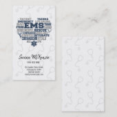 EMS Denim Textur Visitenkarte (Vorne/Hinten)