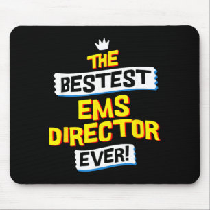 EMS-Direktor Job Beruf Lustiger Sarkastischer Spru Mousepad