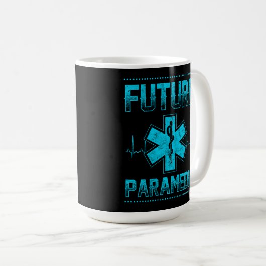 EMS Emergency Future Paramedic Student Ambulance Kaffeetasse (VorderseiteRechts)
