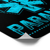 EMS Emergency Future Paramedic Student Ambulance Poster (Ecke)