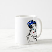 EMS Emergency Paramedic Rosie The Riveter Kaffeetasse (VorderseiteRechts)