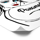 EMS Emergency Paramedic Rosie The Riveter Poster (Ecke)