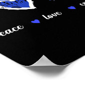 EMS Emergency Peace Liebe EMT Poster (Ecke)