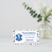 EMS/EMT-Kontakt Telefonnummerkarte (Stehend Vorderseite)