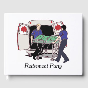 EMS EMT Paramedic Emergency Services Retirement Gästebuch