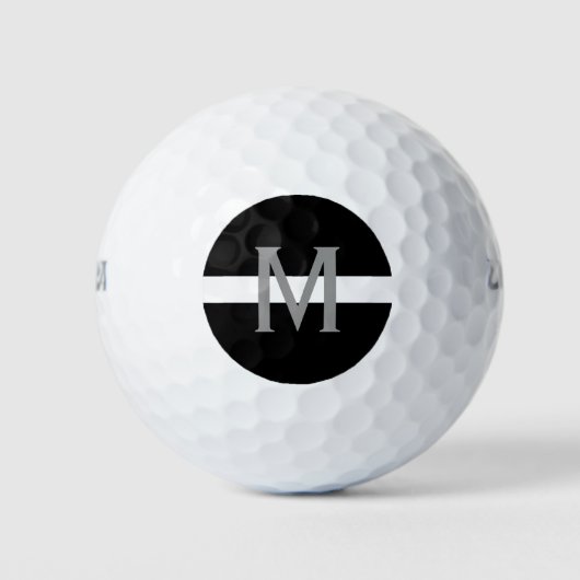 EMS EMT Thin White Line Monogramm Golfball (Vorderseite)