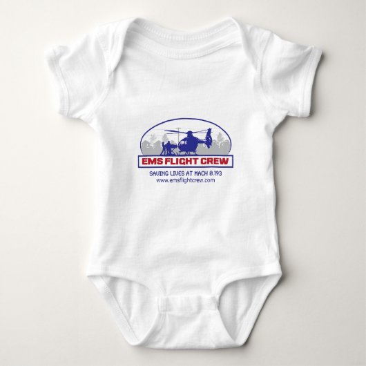 Ems-Flug-Crew Rotorwing Baby Strampler (Vorderseite)