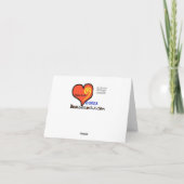 EMS Golden Logo Danke Karte (Rückseite)