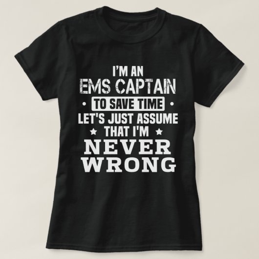 EMS-Kapitän T-Shirt (Design vorne)