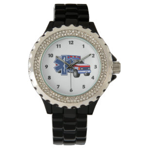 Ems-Krankenwagen Armbanduhr