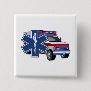 Ems-Krankenwagen Button